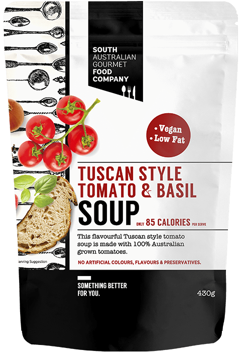 Picture of Tuscan tomato and basil soup 430g