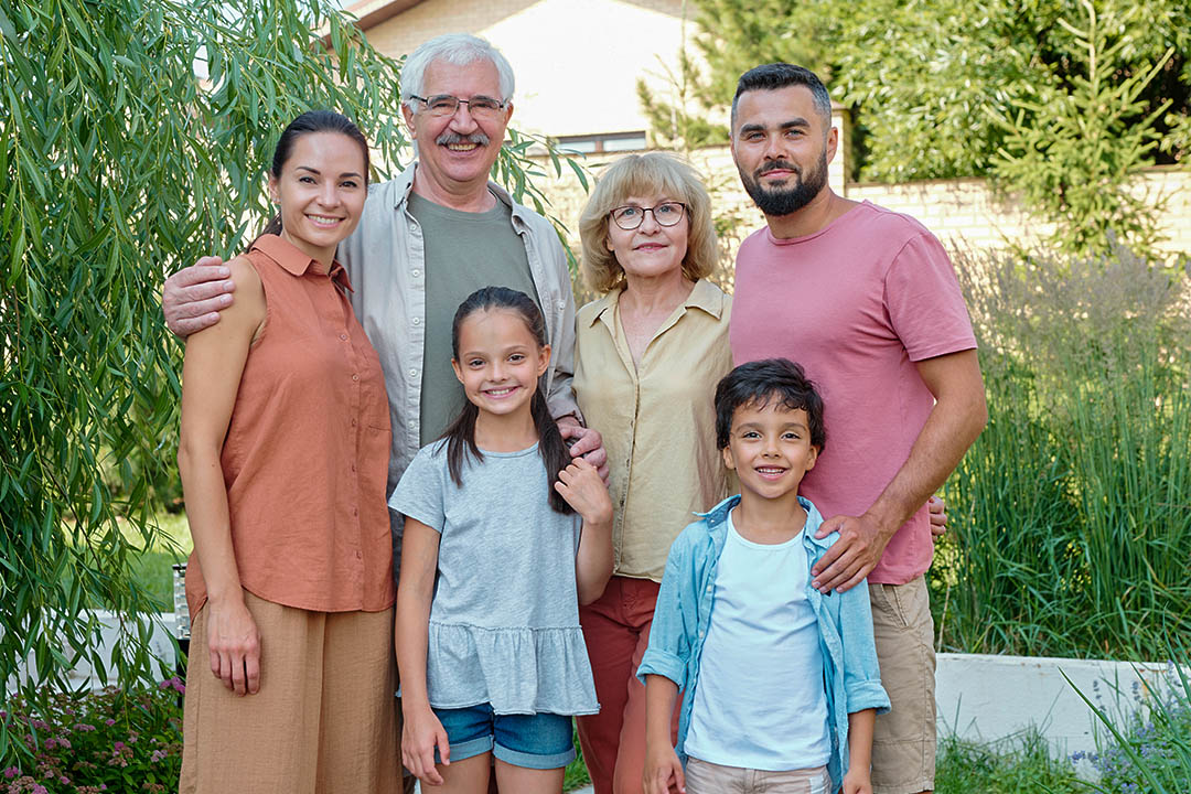 Picture of a multii generational family