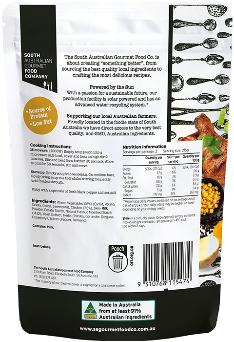South Australian Gourmet Food Company Cunky Chicken & Vegetable Soup