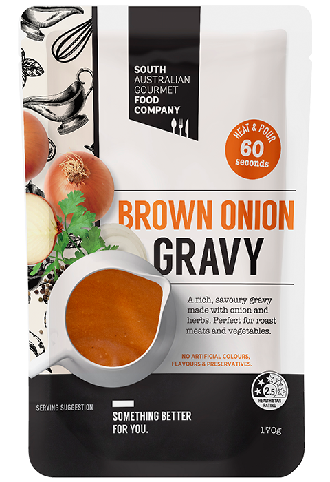 South Australian Gourmet Food Company Brown Onion Gravy 170g