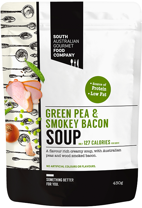 Picture of Green pea and smokey bacon soup 430g