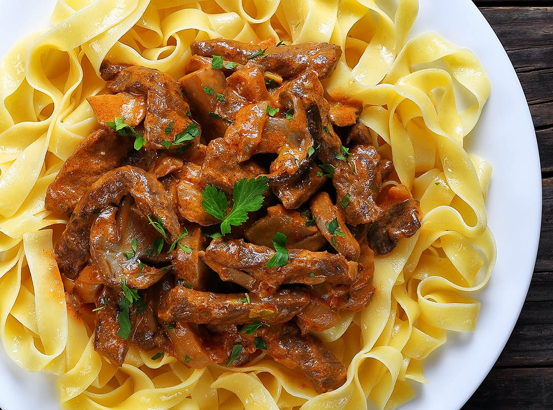 Beef Stroganoff