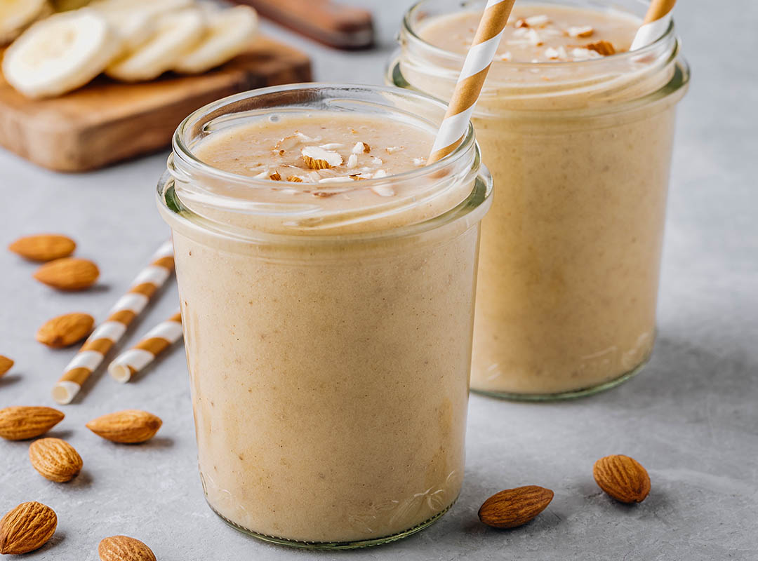 Picture of Almond and Banana Custard Smoothie