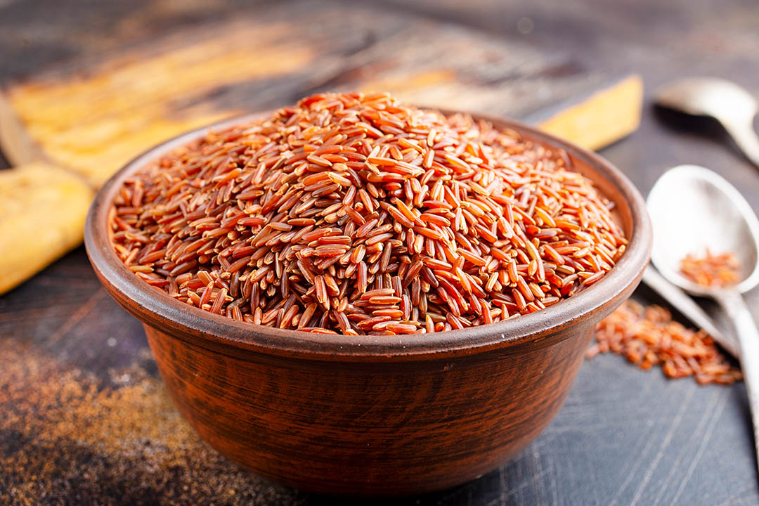 Picture of a bowl of brown rice