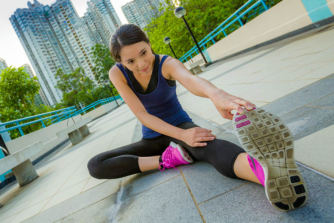 Picture of girl exercising