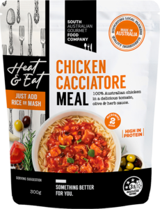 South Australian Gourmet Food Company Chicken Cacciatore Ready Meal 300g